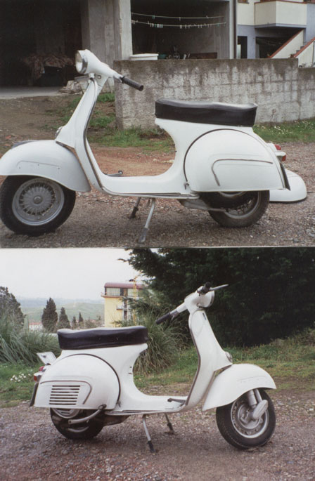 1962 white Vespa GS