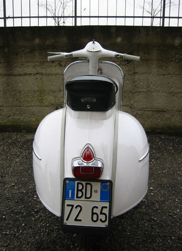 1963 white Vespa GS 160cc
