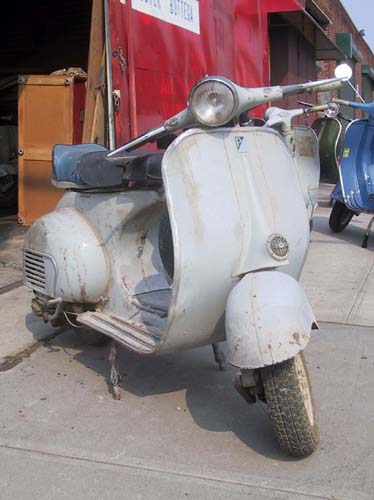 1963 grey Vespa 125, 125cc